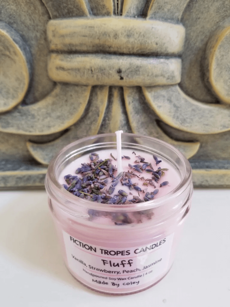 Mini Fluff Candle (Fiction Tropes Candles) product image (1)
