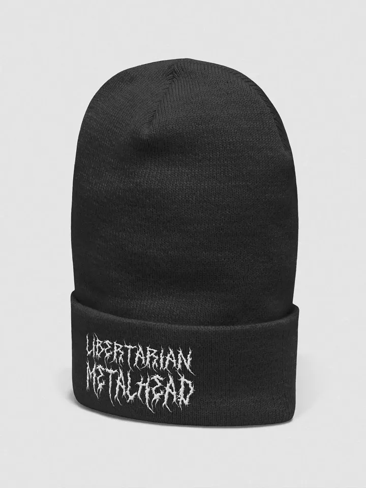 Libertarian Metalhead - Beanie White product image (2)