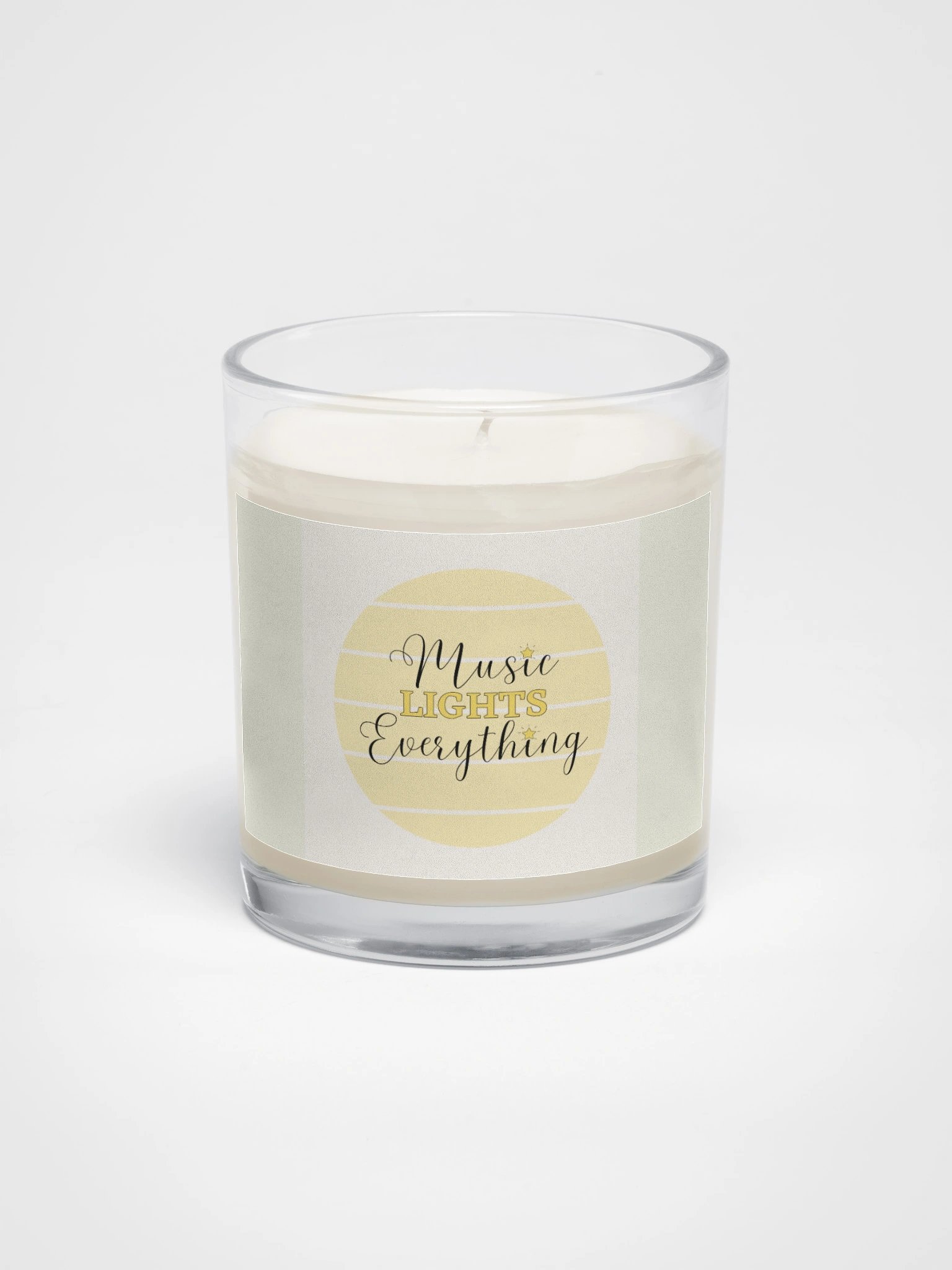 MUSIC LIGHTS EVERYTHING Soy Wax Candle product image (1)