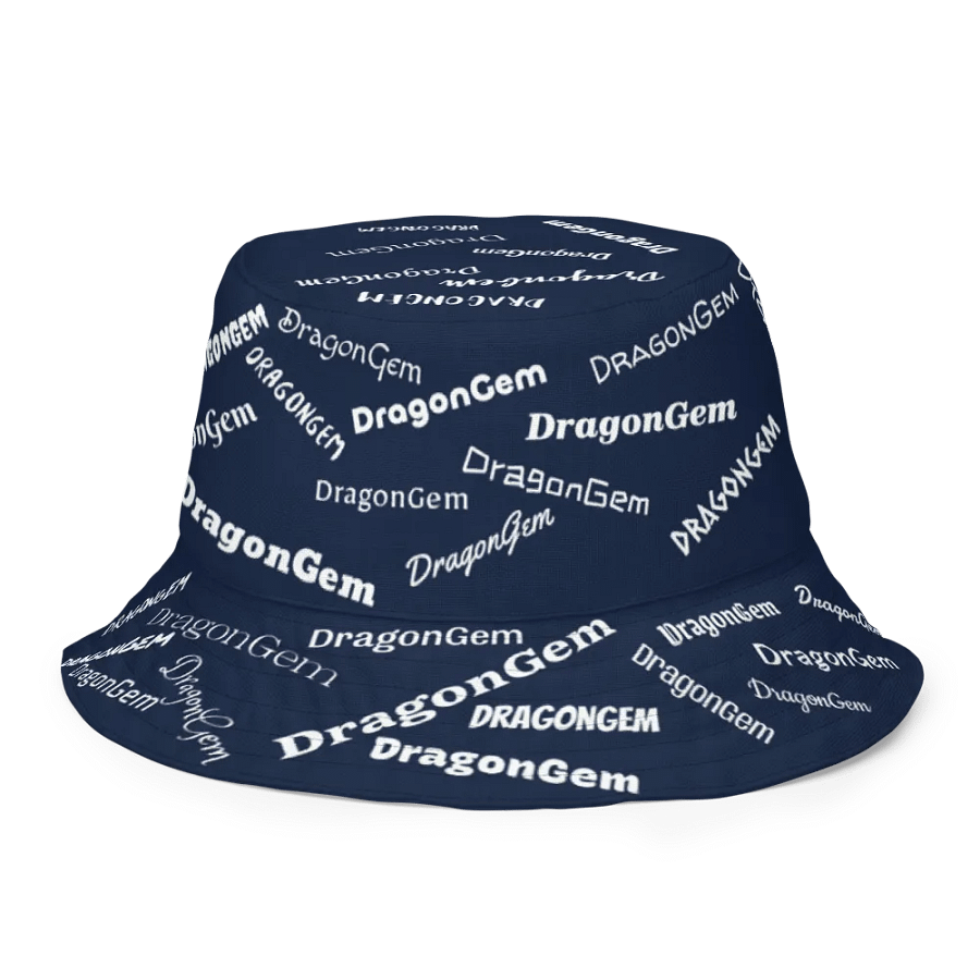 DragonGem Navy Reversible Bucket Hat product image (1)