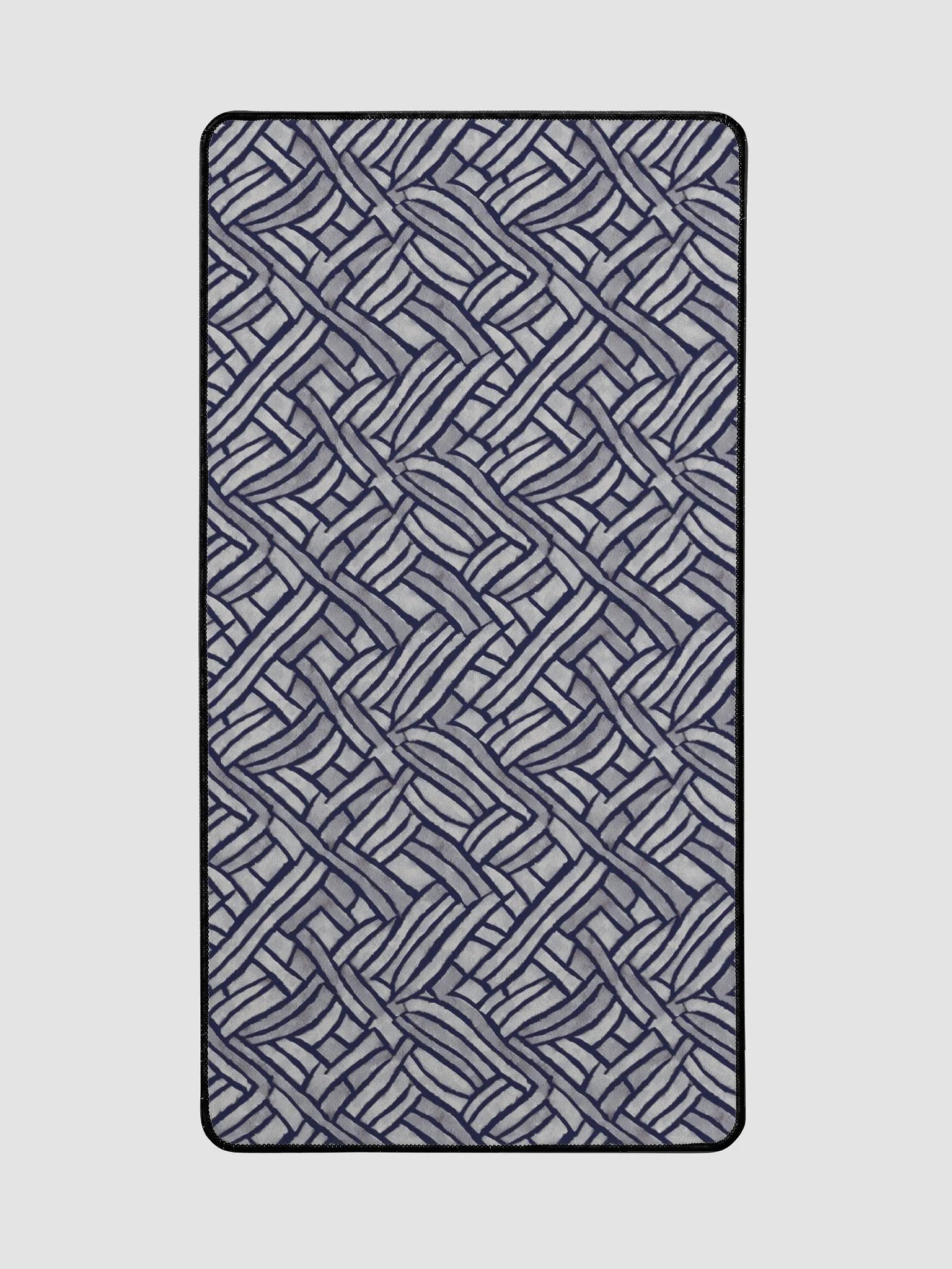 Grey Rectangles Desk Mat product image (2)