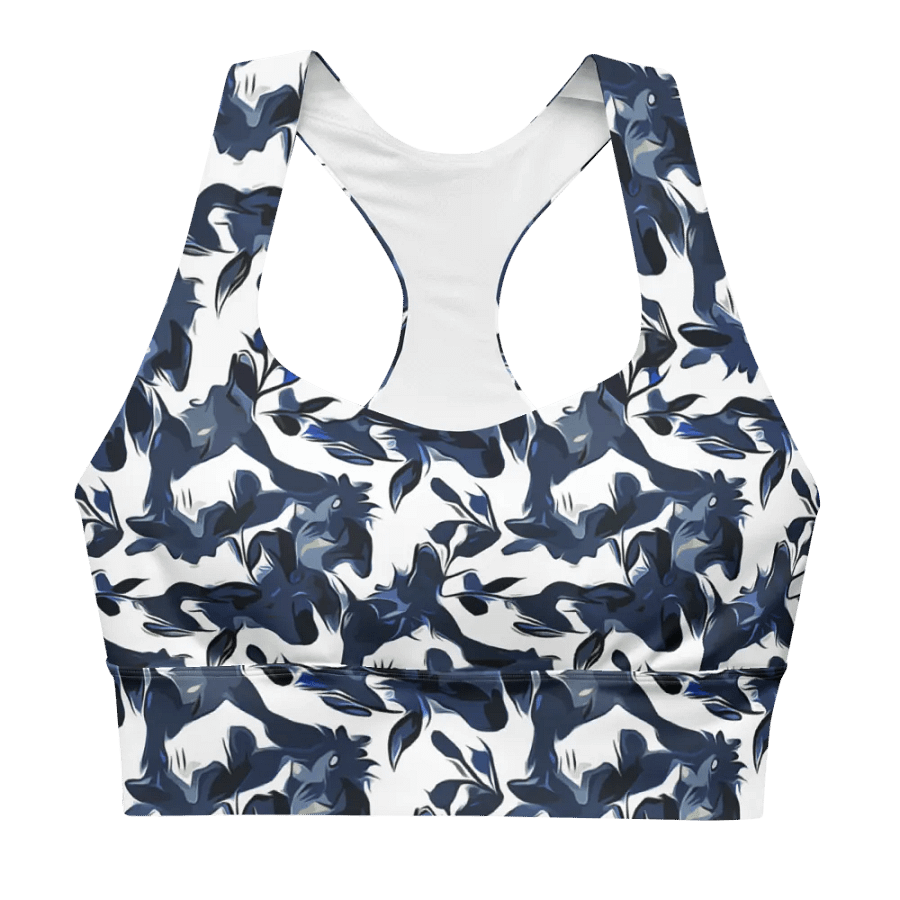 Wild Waves | Recycled Longline Sports Bra product image (6)