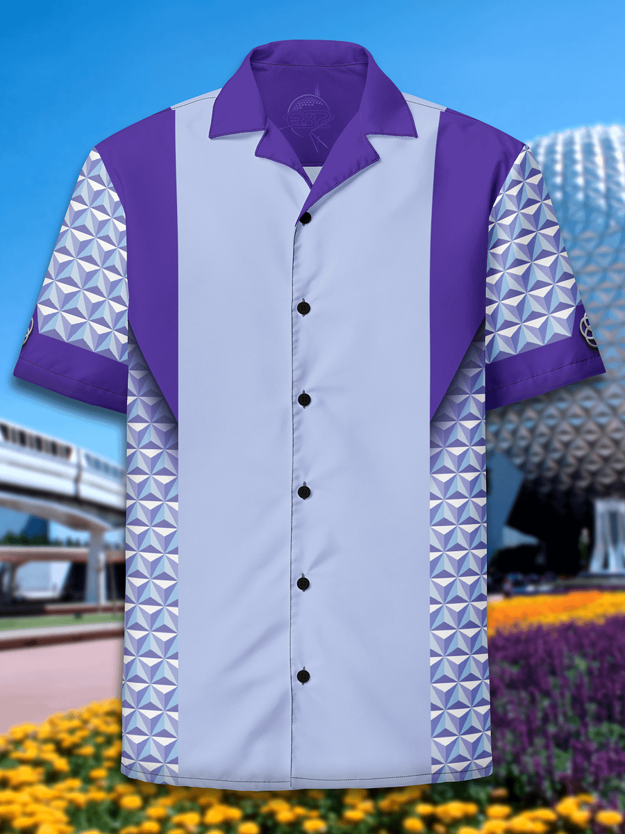 1982 Entrance Plaza Retro Shirt (Purple Variant) product image (1)