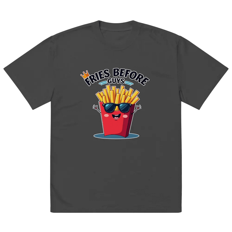 Fries Before Guys Oversized Tee product image (5)