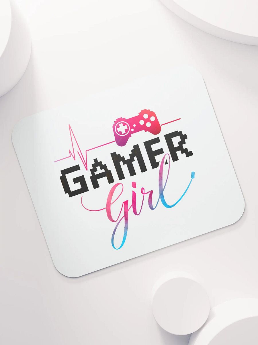 Heartbeat Gamer Girl Mouse Pad product image (7)