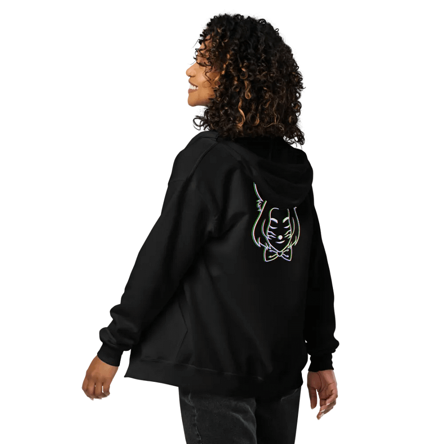 AWG Chromatic Outline Zip Hoodie (Black) product image (10)