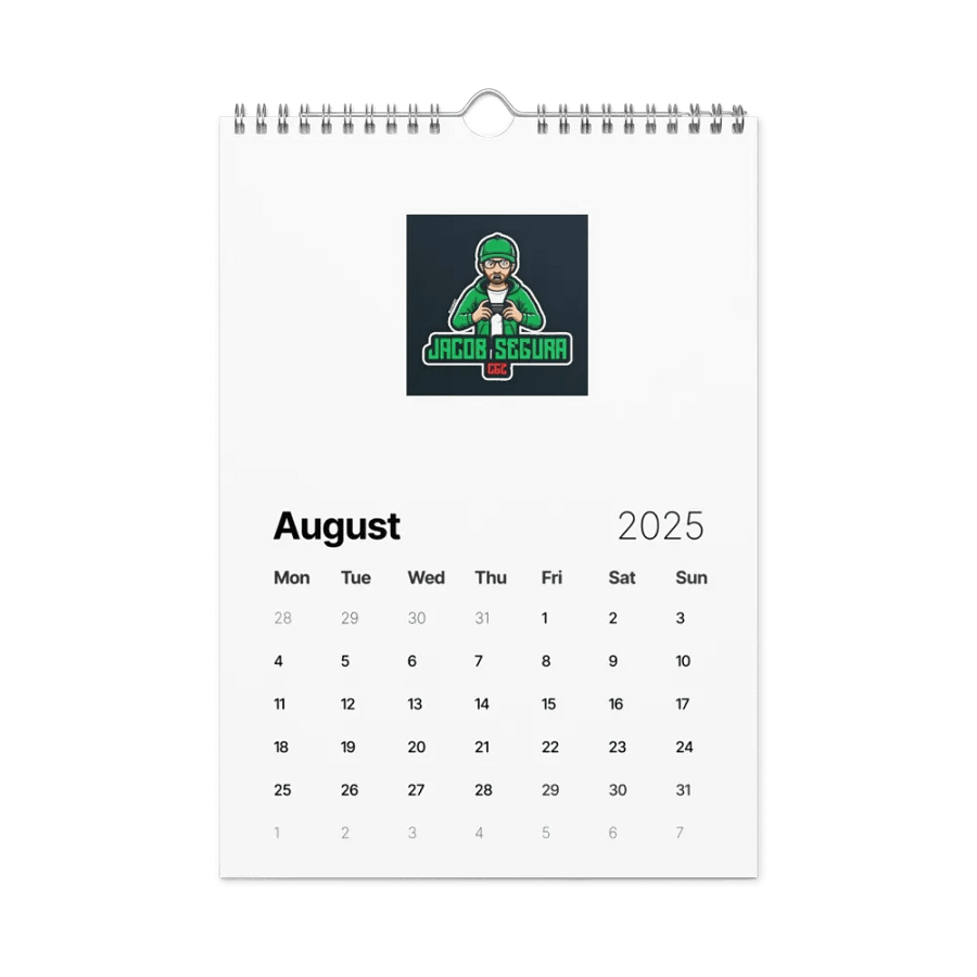 Jacob segura CGZ 2025 Calendar product image (2)