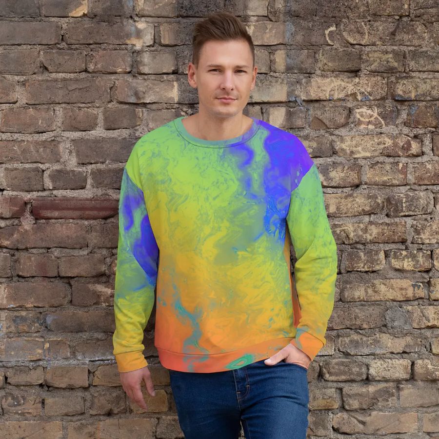 Rainbow Abstractions Unisex Sweatshirt product image (3)