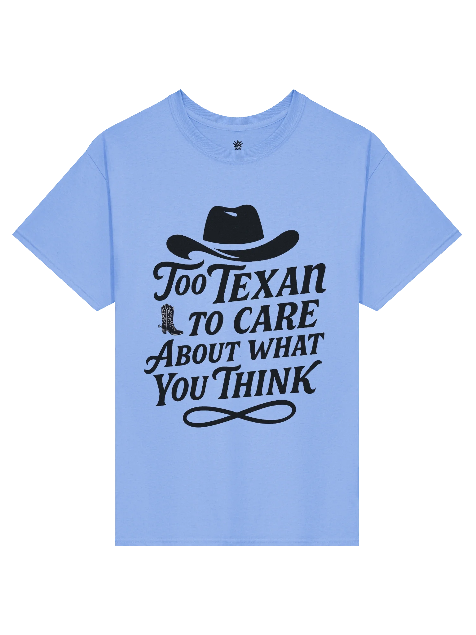 Too Texan to Care About What You Think (Dark Design) Texas Boxy Fit Unisex T-Shirt product image (13)