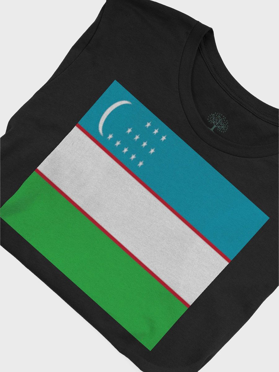 Exclusive Supersoft Unisex T-Shirt with Uzbekistan Flag Design product image (7)