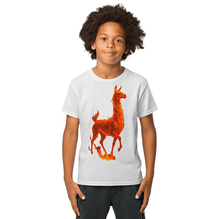 Fire Llama Youth Shirt (color choice) product image (1)