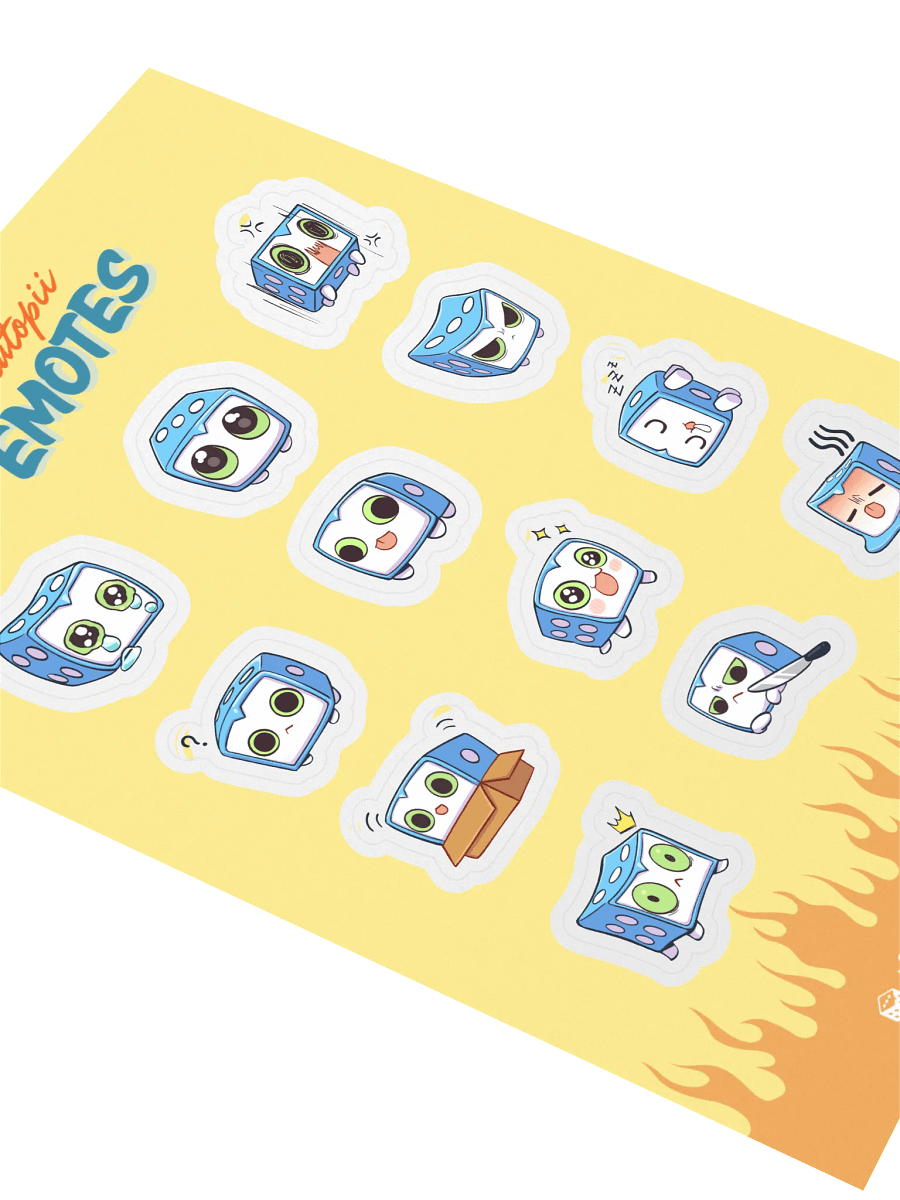 Platopii Emotes Sticker Sheet product image (2)