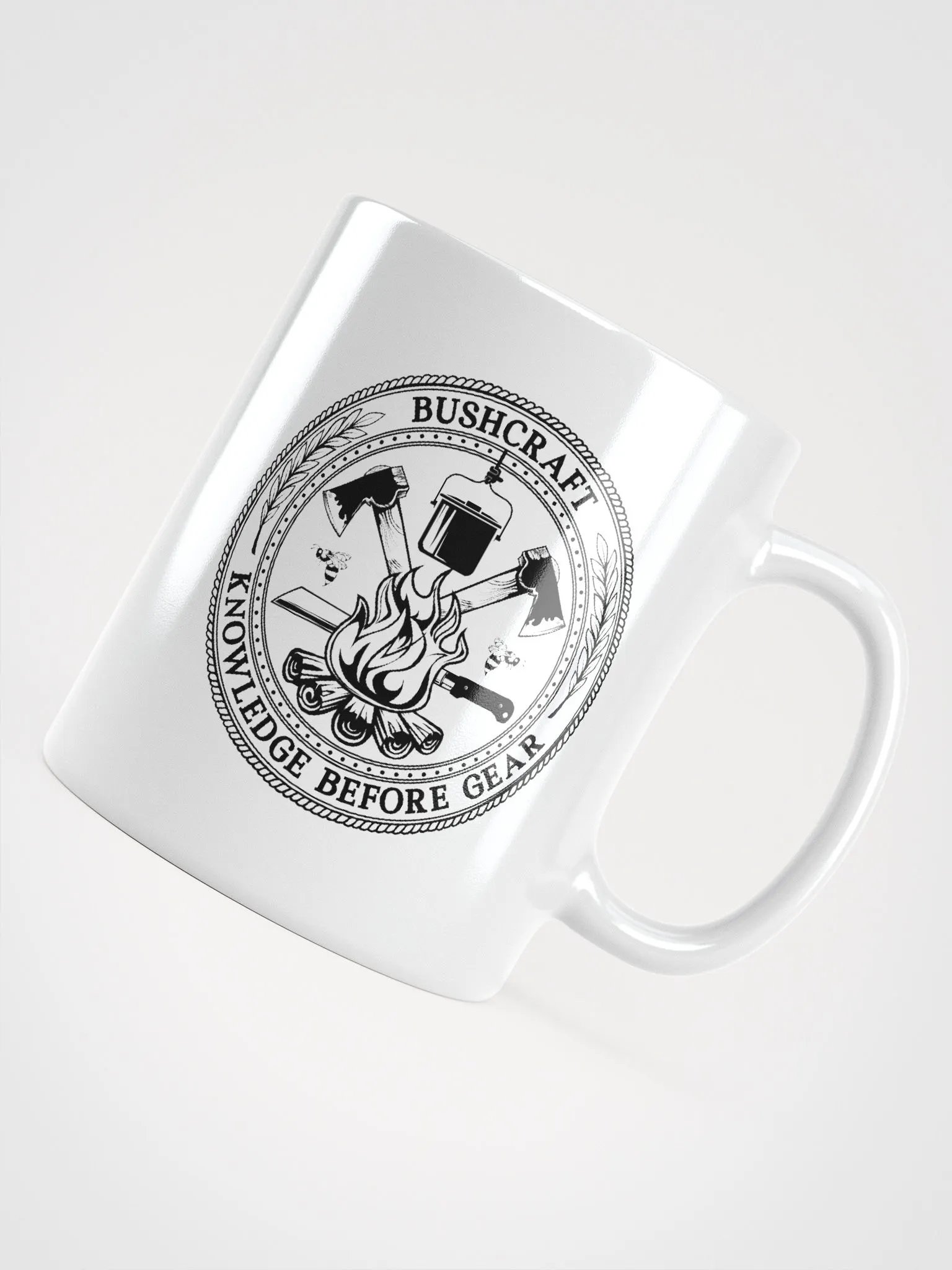 Bushcraft Coffee Mug (White) product image (4)