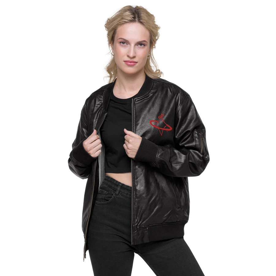 Revived Leather Bomber Jacket product image (9)