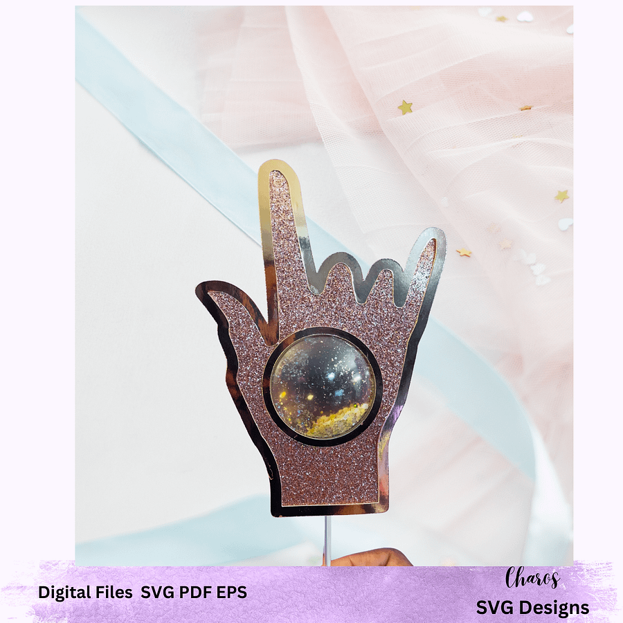 I Love you in ASL Shaker SVG product image (4)