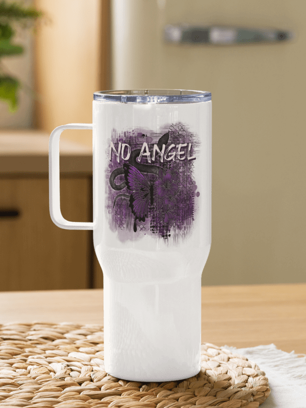 No Angel Purple Soft Grunge Travel Mug w/ Handle product image (2)