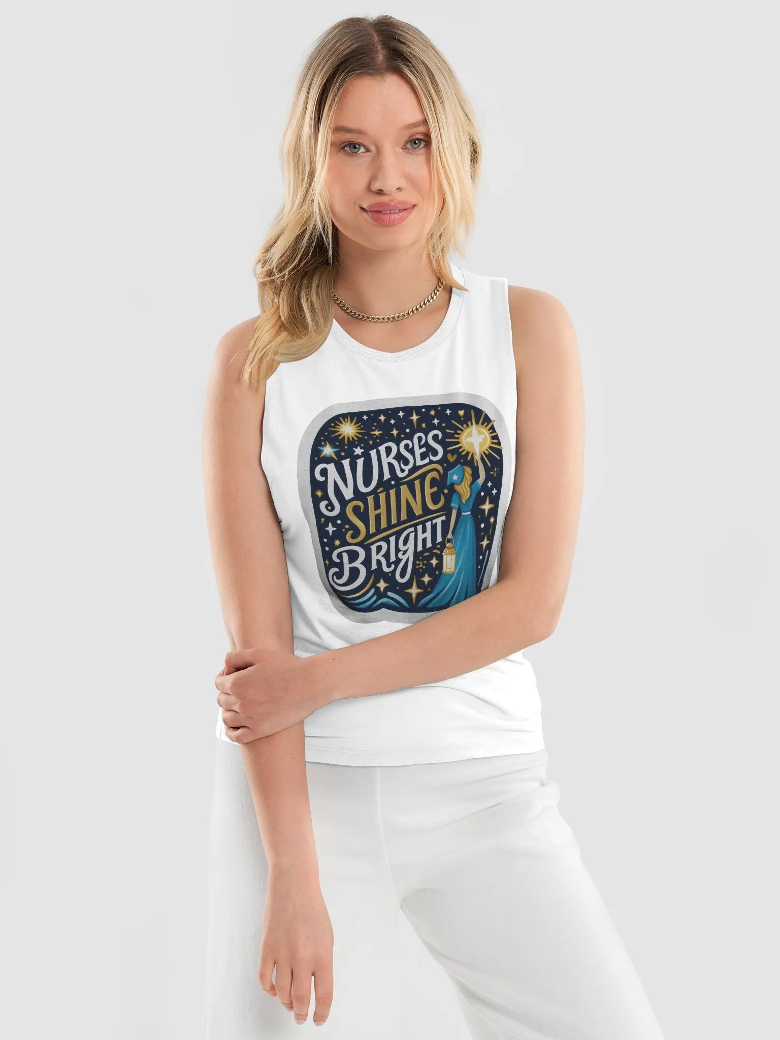 Nurse's Illumination Flowy Tank product image (15)
