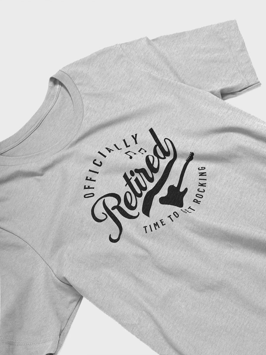 Officially Retired Graphic T-Shirt (Black Text) product image (3)