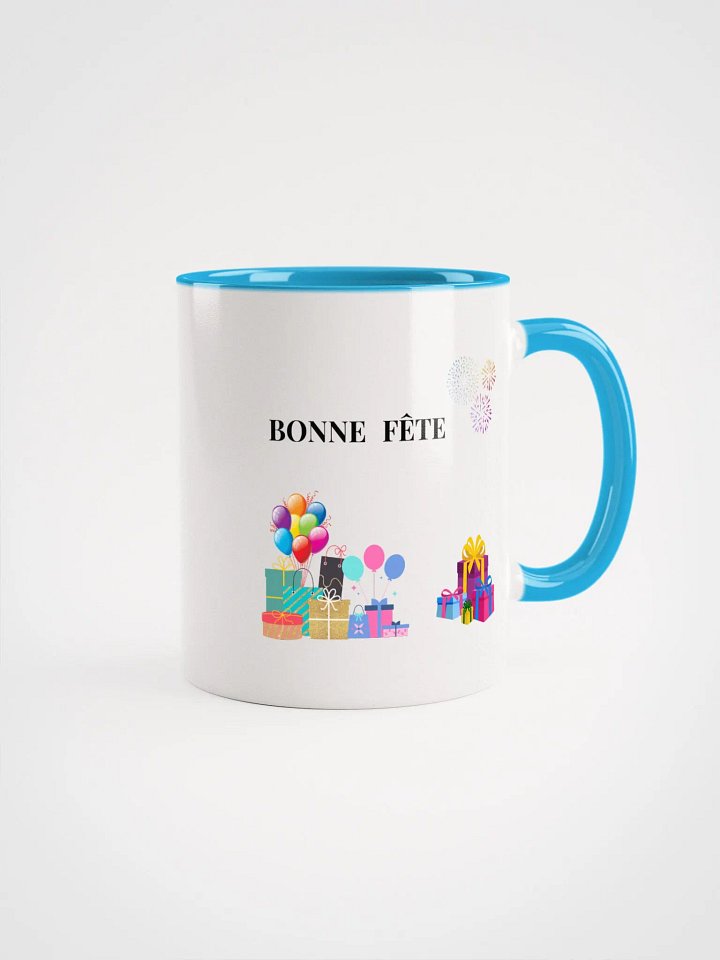 Festive Surprise Ceramic Mug Bonne Fête - Happy Birthday product image (1)