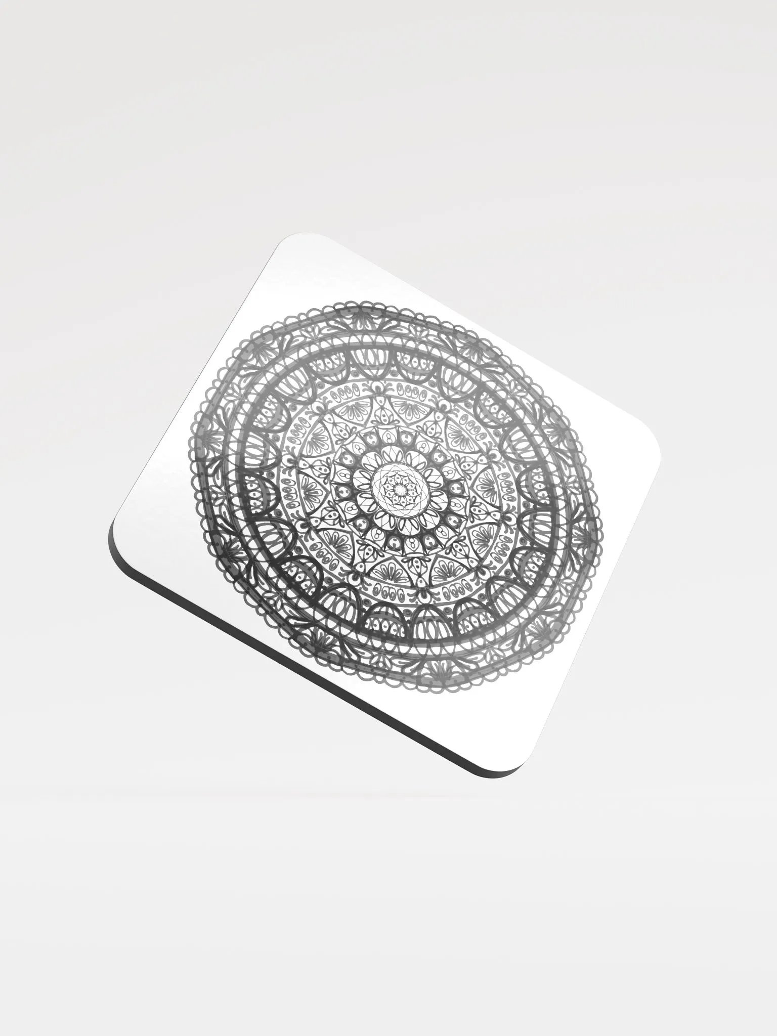 Sleek Glossed Cork Coaster product image (1)
