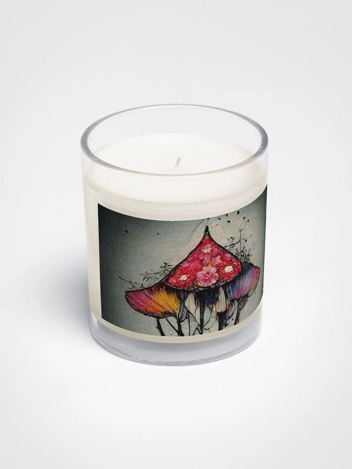 Vibrant Mushroom Fantasy Candle product image (2)