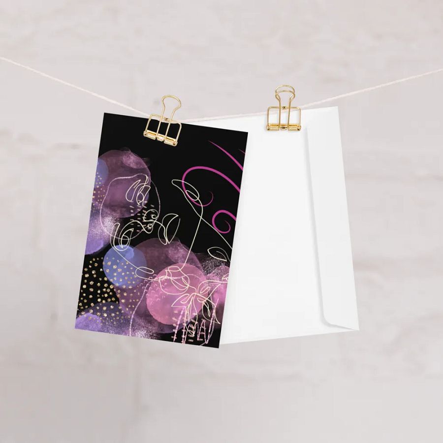 Ethereal Faces Greeting Card for your best friend mom daughter product image (10)