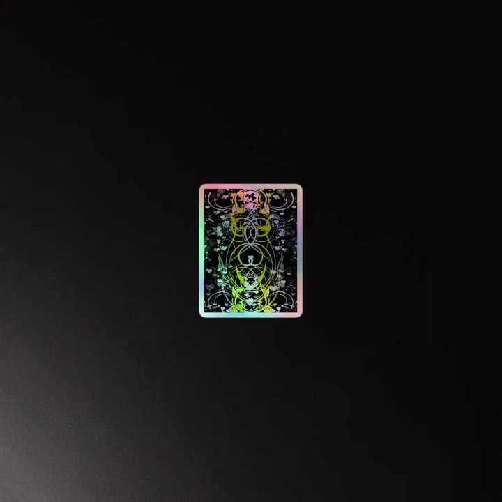 Demigender Pride Flag Sticker (Flourish Variation) product image (2)
