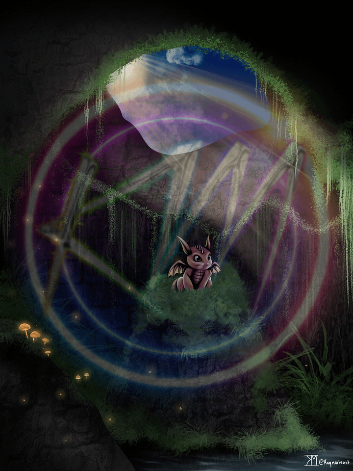 Littlest Dragon Digital Print product image (1)