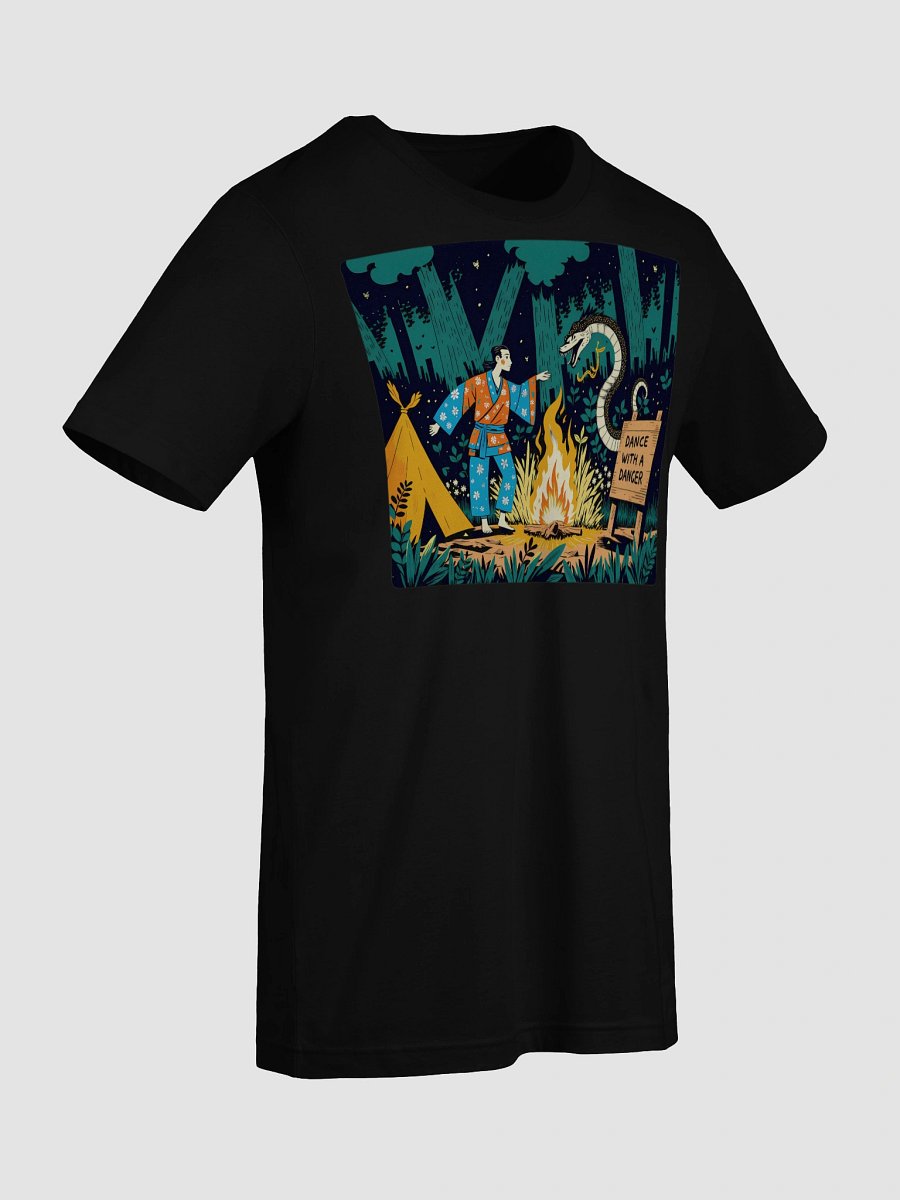 Mystical Forest Dance Poster | Snake & Fire Art Soft T-Shirt product image (91)