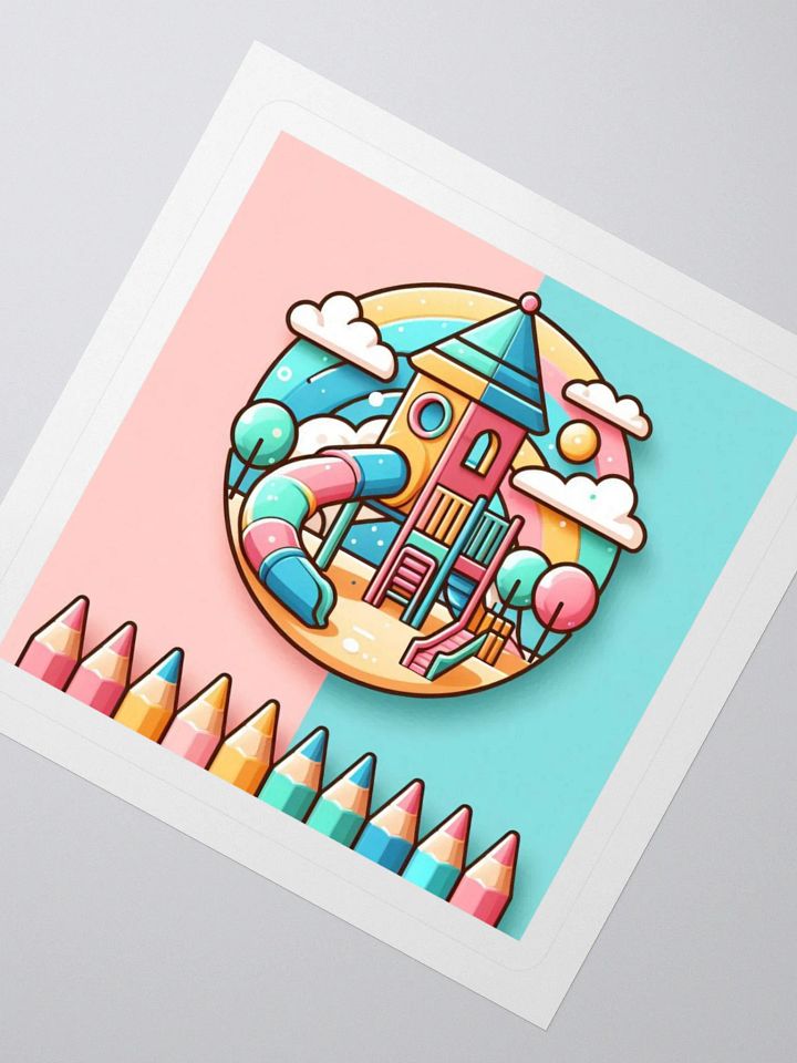 Whimsical Playground Adventure Stickers product image (5)