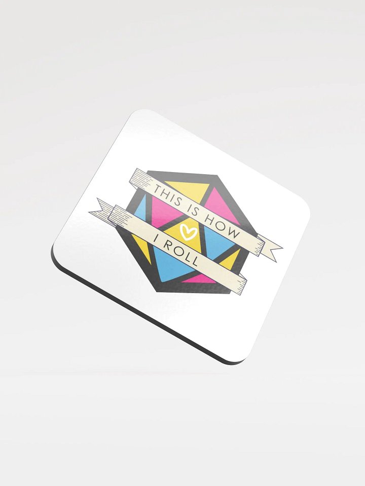 D20 This is How I Role - Pansexual Coaster product image (1)
