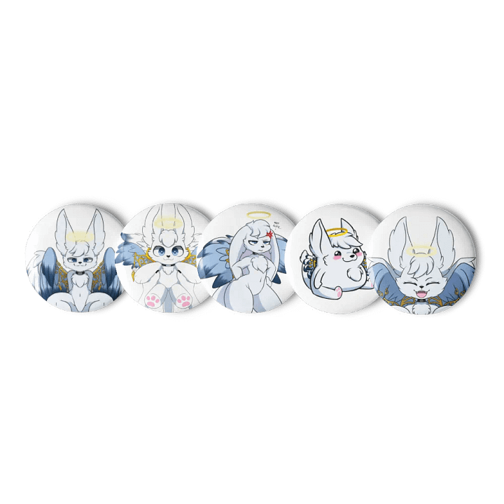 Heart Pin Button Pack product image (1)