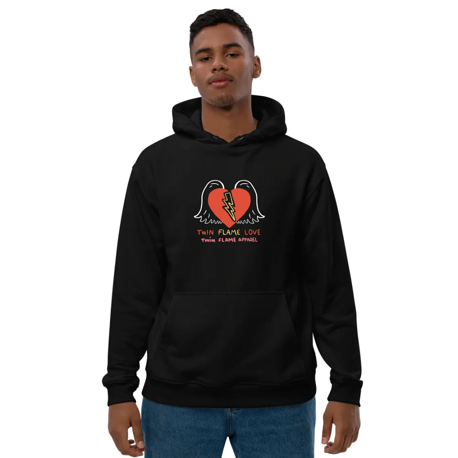 'Electric Love' Organic Cotton Eco Hoodie product image (1)