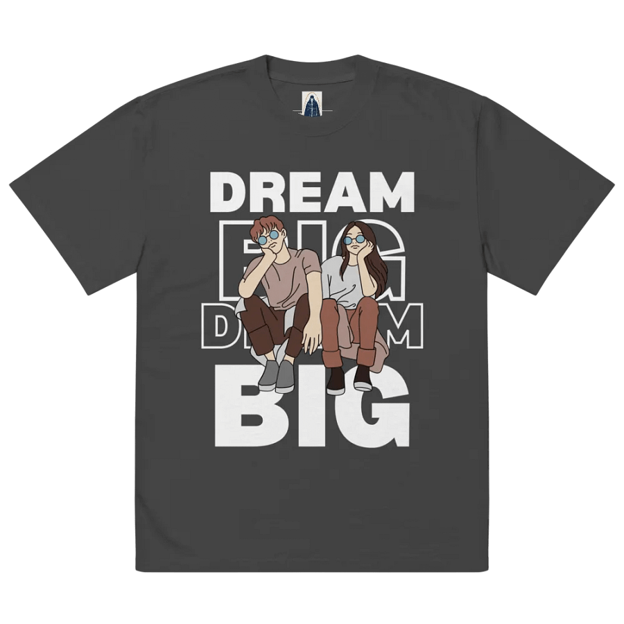 Dream big oversized faded fit T-shirt product image (2)