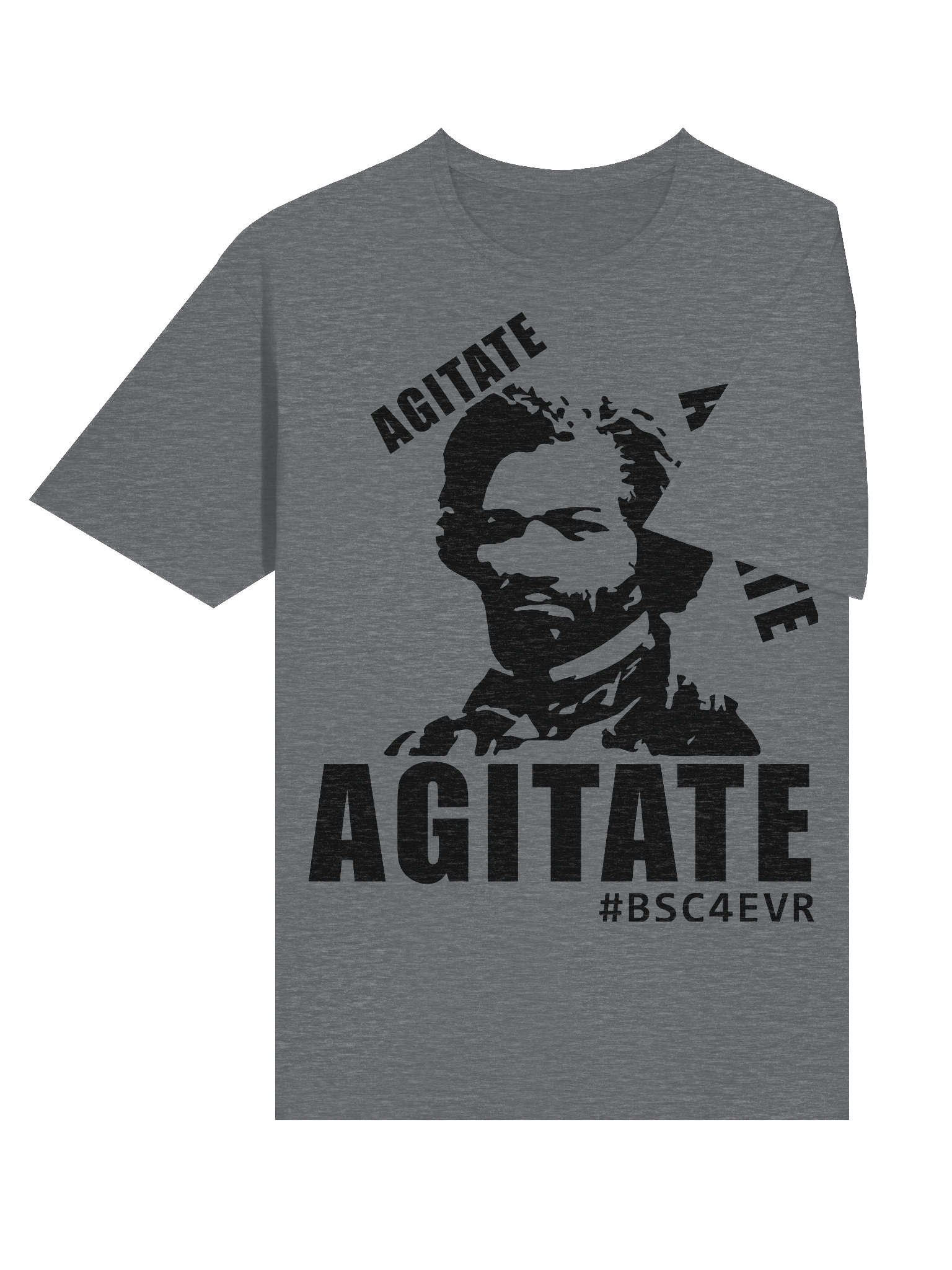 FREDERICK DOUGLASS AGITATE (BLACK) UNISEX T-SHIRT product image (6)