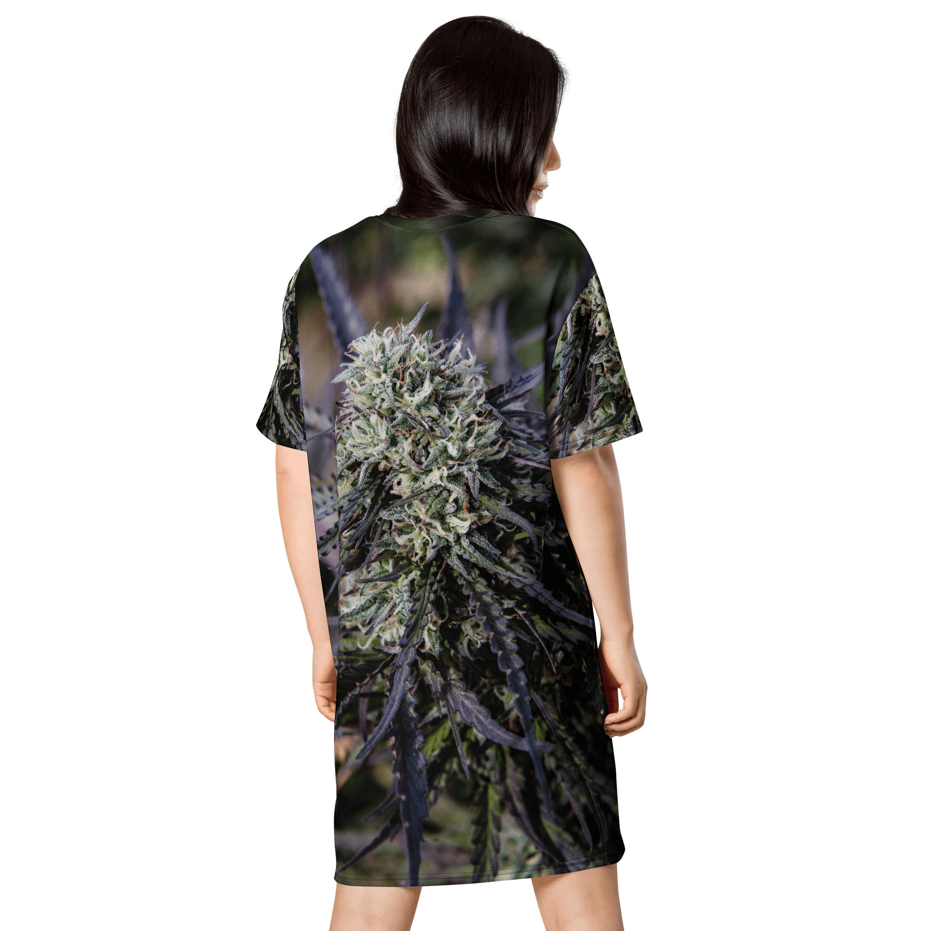 Royal Purple Print All Over Shirt Dress product image (2)