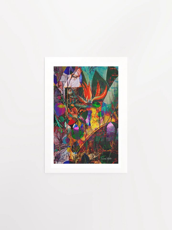 'In the Garden of Wonders' by Edward Martin: Mixed Media Collage Print product image (2)