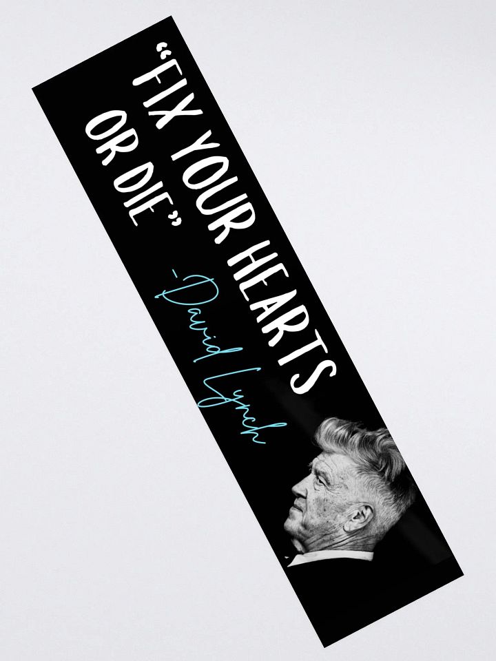 David Lynch Quote Bumper Sticker product image (2)