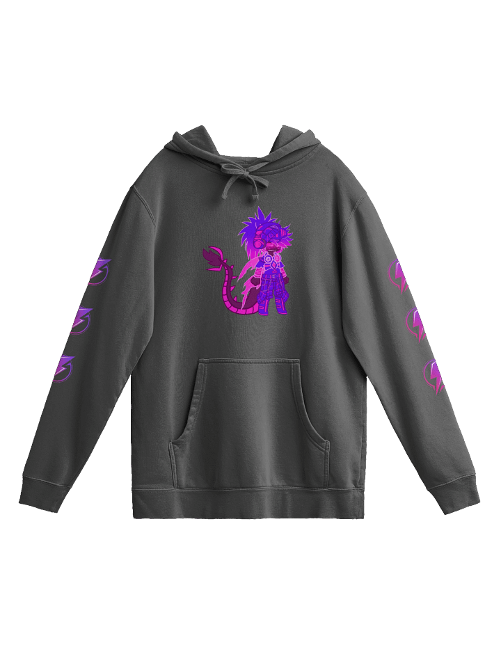 Supercharged Pink Women Pigment Dyed Hoodie product image (1)