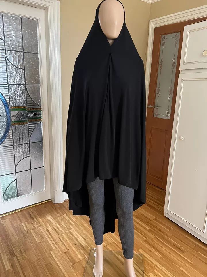 Muslim Girls Prayer Hijab Dress Robe Islamic Hijab Abaya Khimar Burkha Overhead product image (1)