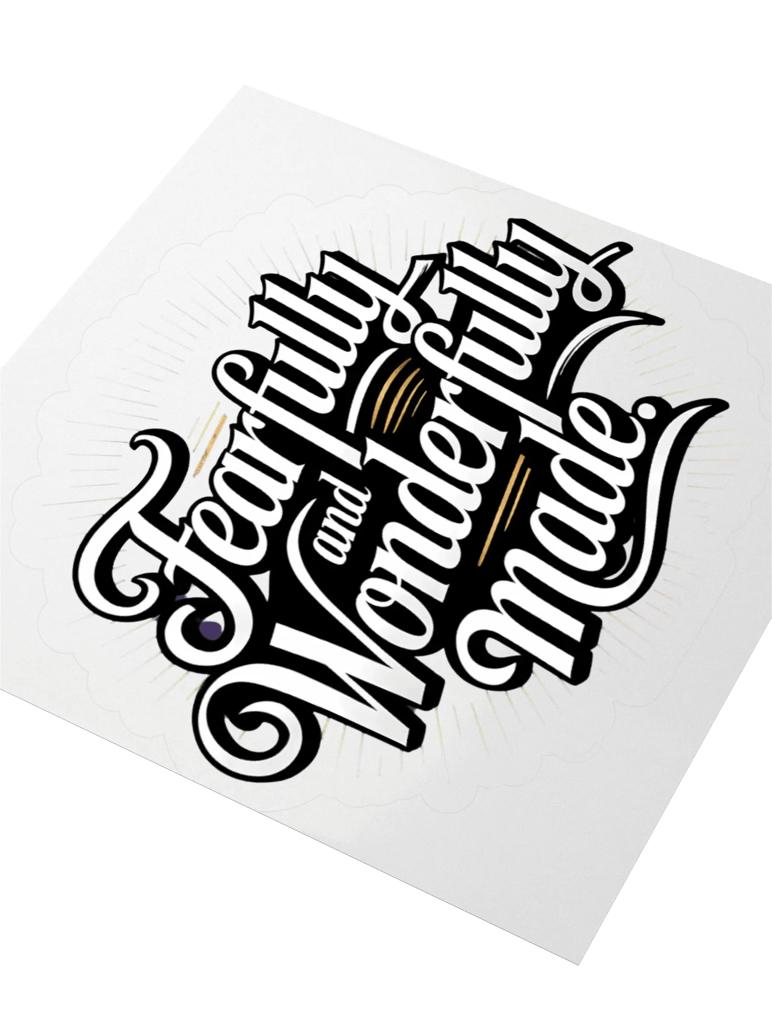 Fearfully and Wonderfully Made Sticker product image (7)