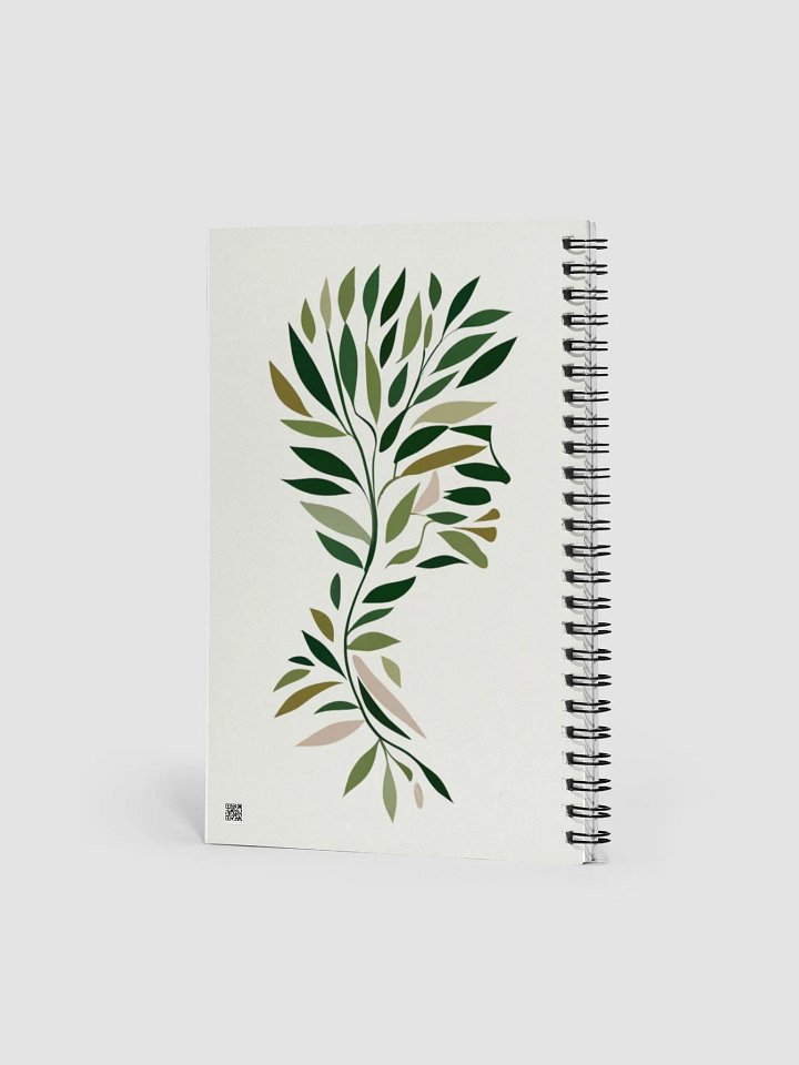 Whimsical Floral Spiral Notebook product image (2)