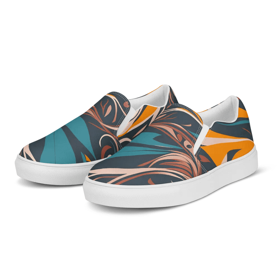 Ethereal Swirl Canvas Slip-Ons product image (6)