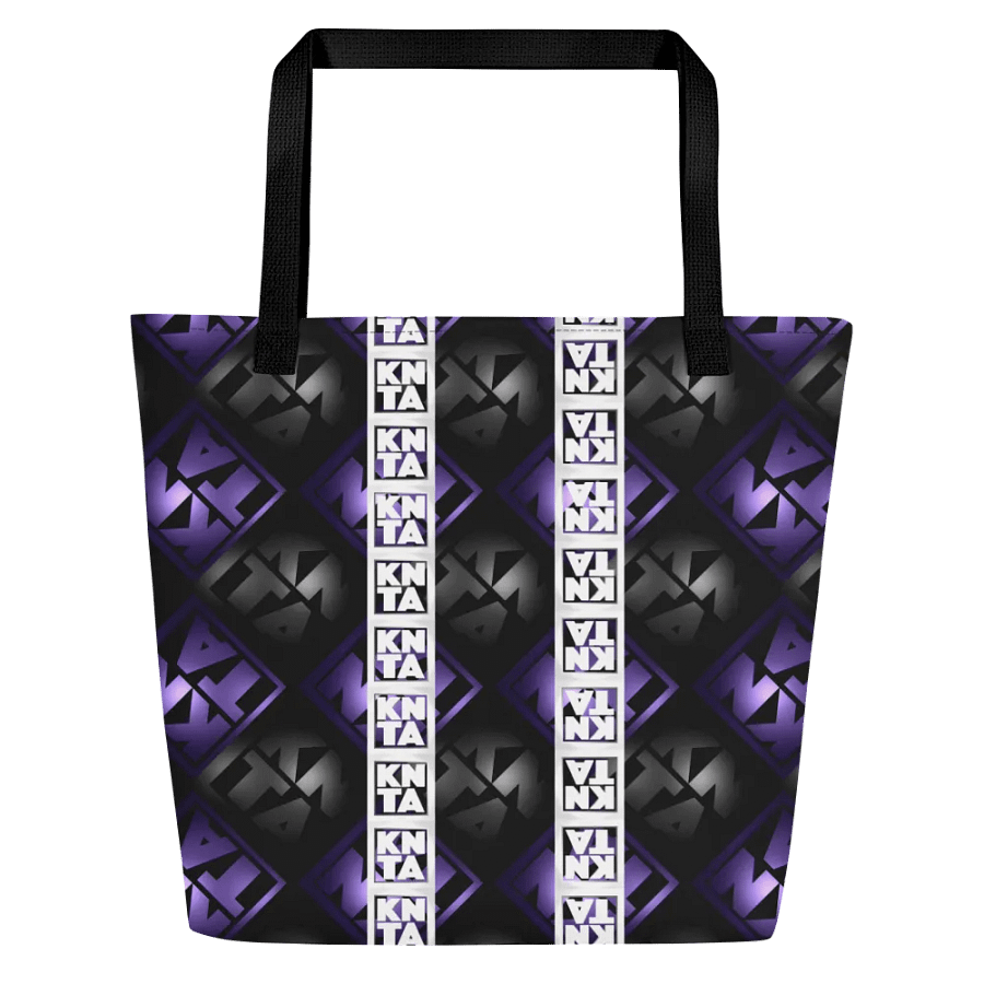KNTA cubes Large Tote Bag product image (1)