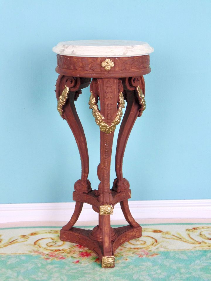 1:6 scale plant stand for 12” fashion dolls WALNUT product image (2)