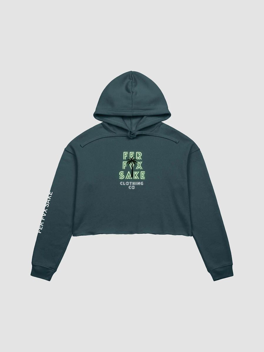 FFS Neon Palm Silhouette Women's Cropped Hoodie product image (1)