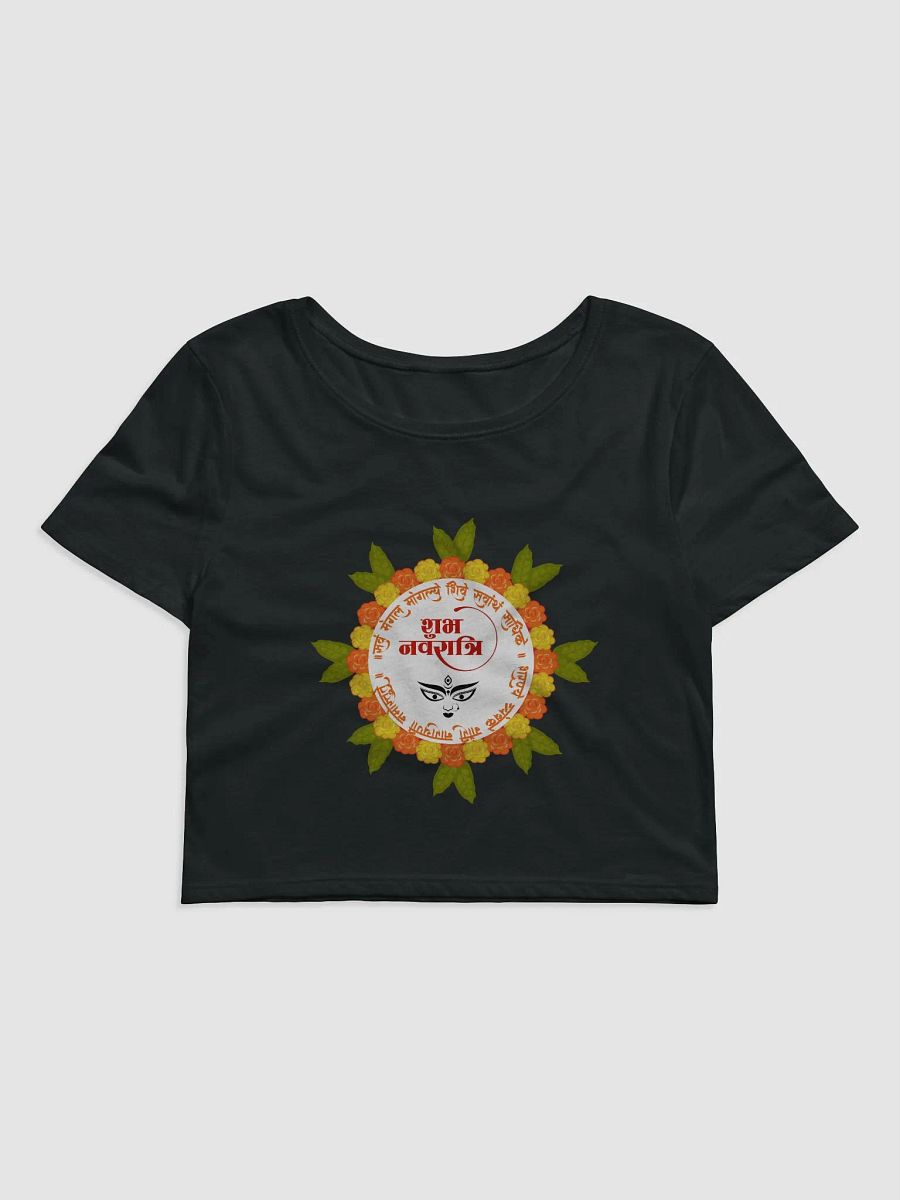 Navratri Women's Crop Tee - Enjoy the festival and Gift for your loved ones product image (2)