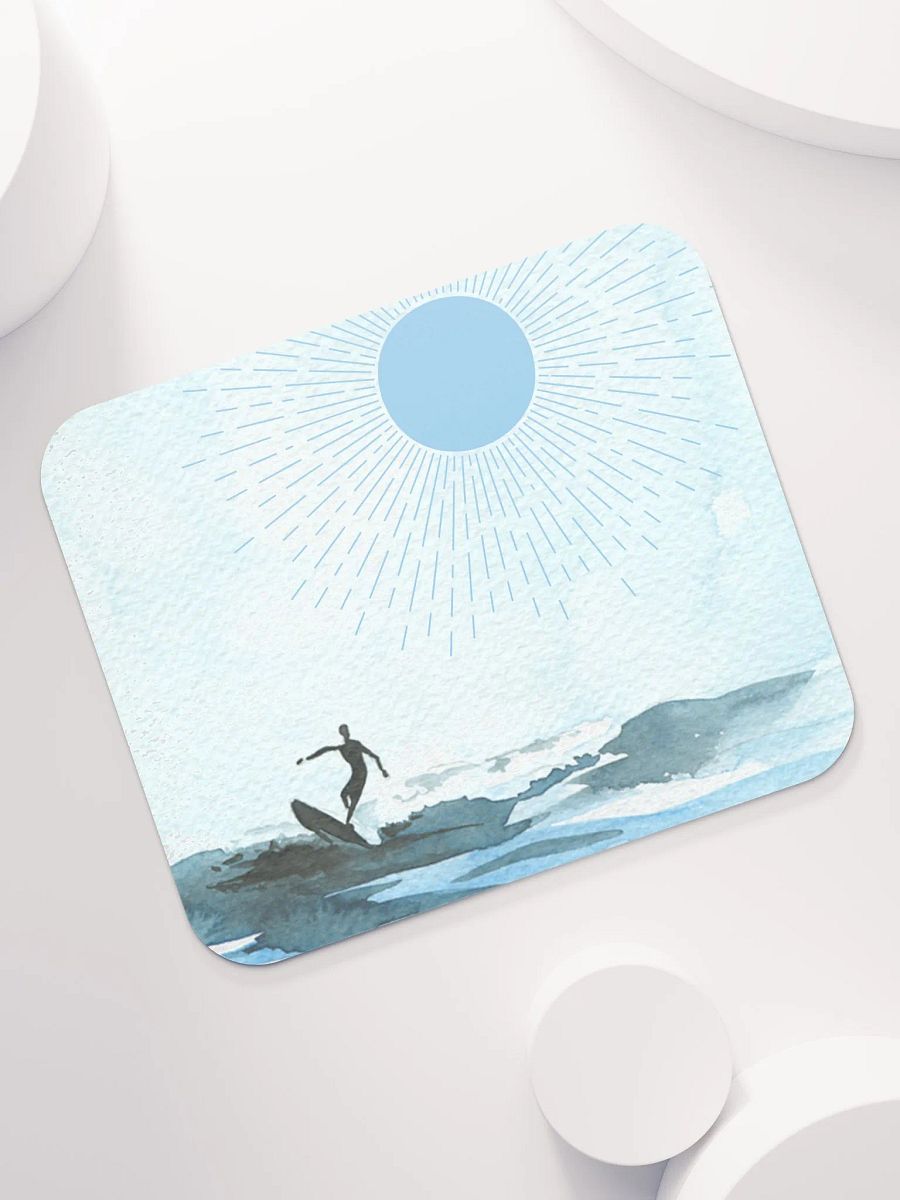 Tranquil Surfing Seascape Mouse Pad product image (7)