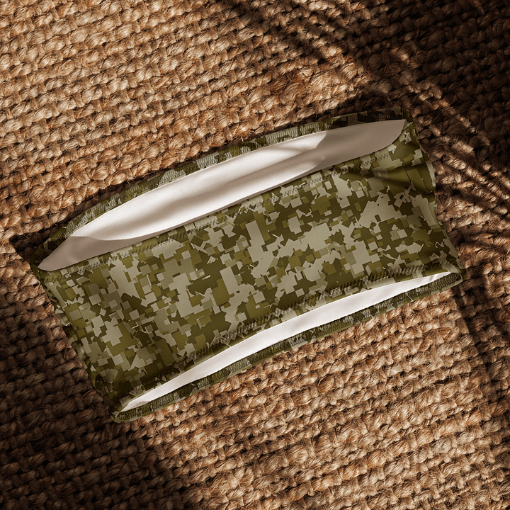 Pixelated Camo Dreams Bandeau Bikini Top product image (1)