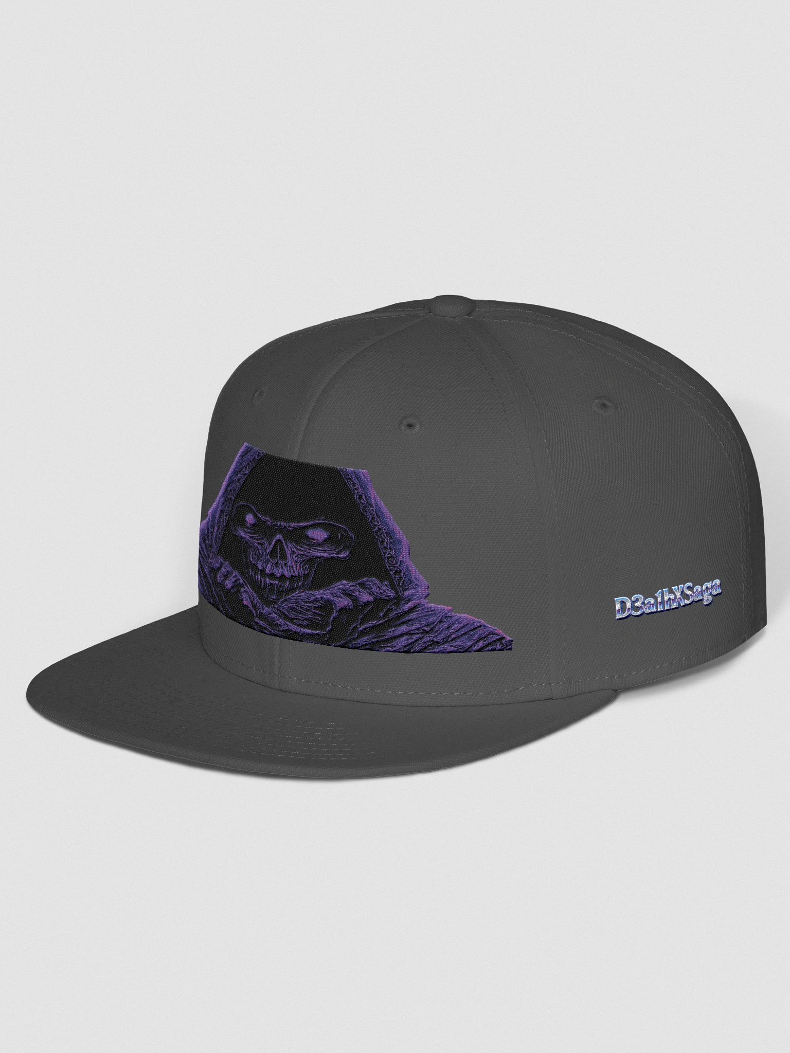 D3a1hXSaga SnapBack – Neon Afterlife - Charcoal Gray Edition product image (3)